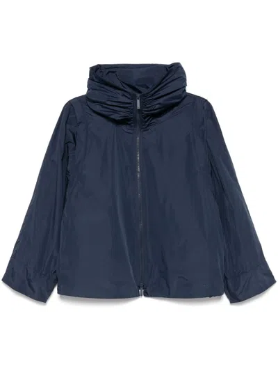 Emporio Armani Drawstring Hem Hooded Blouson Jacket