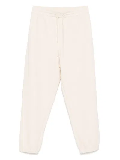 Emporio Armani Logo Print Textured Fabric Sweatpants