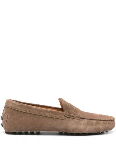 Tod's Men Gommino Suede Leather Loafers