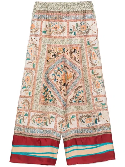 Pierre-louis Mascia Pierre Louis Mascia P Rinted Silk Trouser