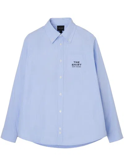 Marc Jacobs Striped Cotton Shirt Collar Pocket Sleeves