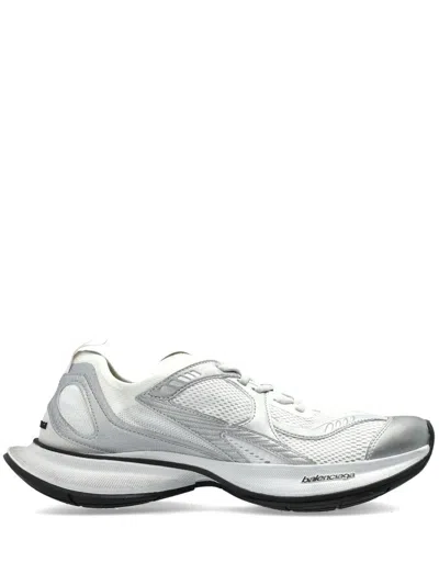 Balenciaga White And Silver Sneaker Circuit