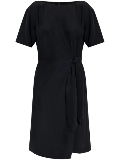 Emporio Armani Women's Midi Dress With Waist Knot