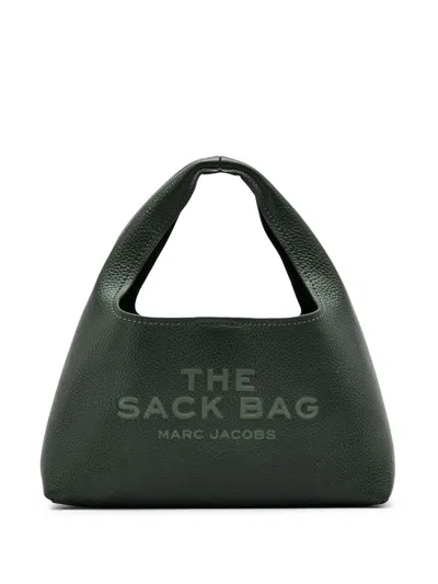 Marc Jacobs The Sack Mini Leather Hobo Bag In Green