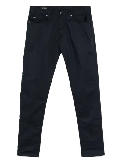 Emporio Armani Man Pants Black Size 31 Cotton, Elastane