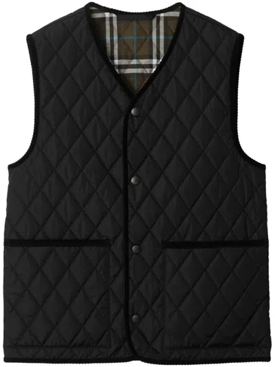 Shop Burberry Quilted Vest
