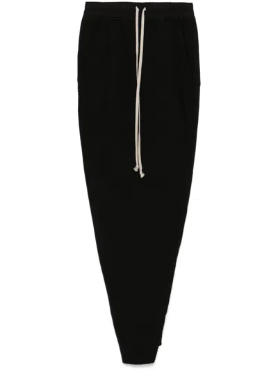 Rick Owens Drkshdw Elastic Waistband Drawstring Detail Skirt