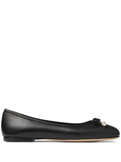 Jimmy Choo Ballet Shoes With Round Head And Flat Soles