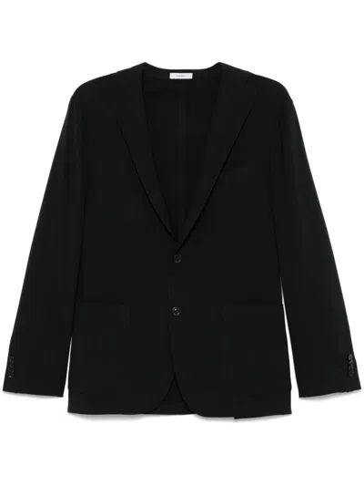 Boglioli Wool Single-breasted Jacket In Black