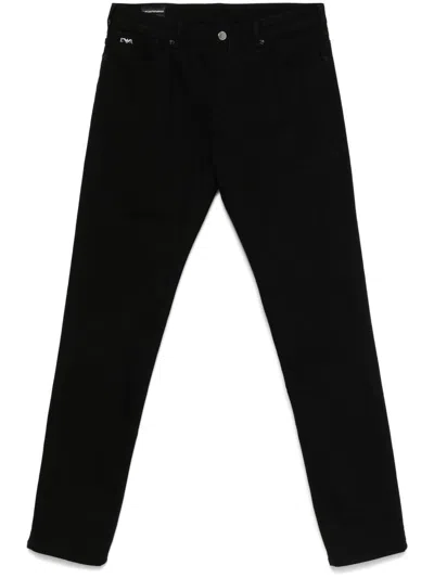 Emporio Armani Man Pants Black Size 31 Cotton, Elastane