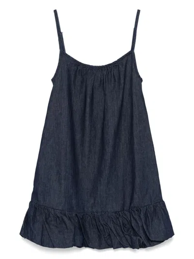 Dries Van Noten Women Diley Denim Mini Dress In Blue