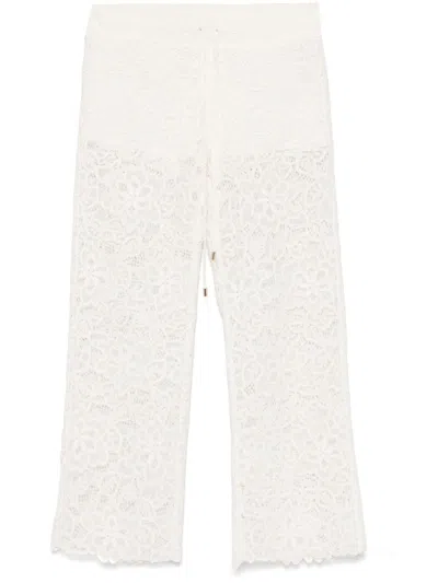 Ermanno Guipeure Lace Trousers