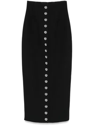 Khaite Brynlee Crepe Maxi Pencil Skirt