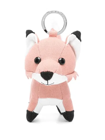 Maison Kitsuné Embroidered Bag Charm With Pop-up Animal Ears