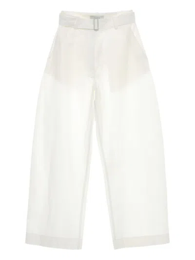 Studio Nicholson Round Leg Cotton Trousers