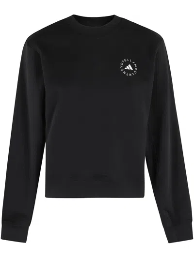 Adidas By Stella Mccartney Logo Organic Cotton Sweatshirt
