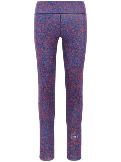 Adidas By Stella Mccartney Truepurpose Optime Printed Performance Leggings In Multi