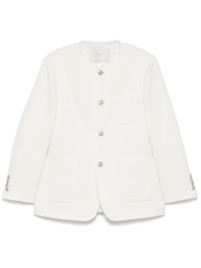 Dunst Collarless Tweed Jacket