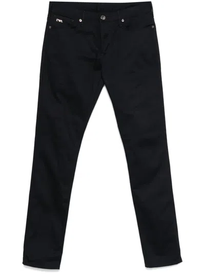 Emporio Armani Man Pants Black Size 31 Cotton, Elastane