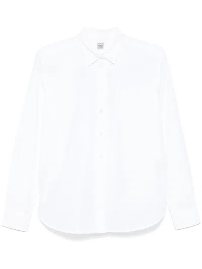 Totême Toteme Signature Organic Cotton Poplin Button-up Shirt