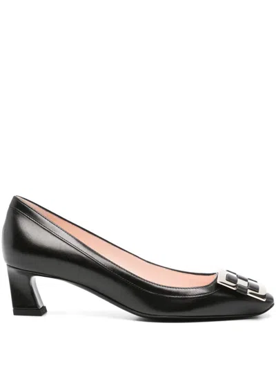 Roger Vivier Women Trompette Leather Pumps
