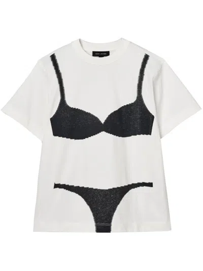 Shop Marc Jacobs Printed Cotton T-shirt