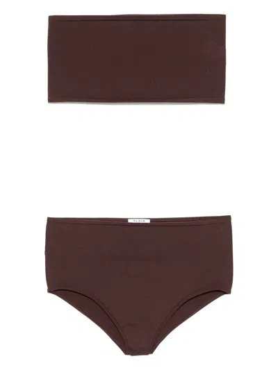 Alaïa Alaia Chocolate Underwear Set