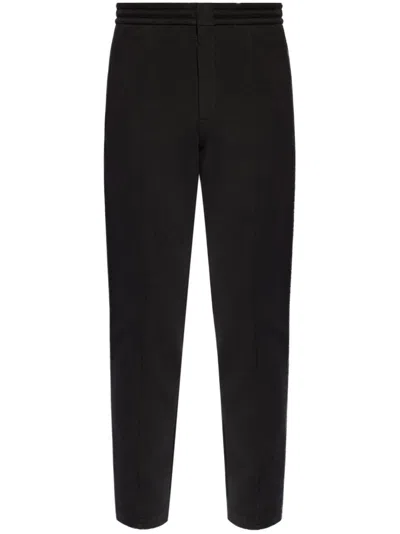 Emporio Armani Navy Blue Tapered Leg Trousers
