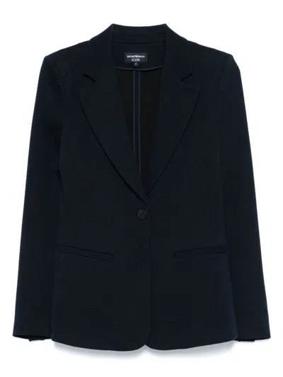 Emporio Armani Single-breasted Blazer Featuring Shoulder Pads