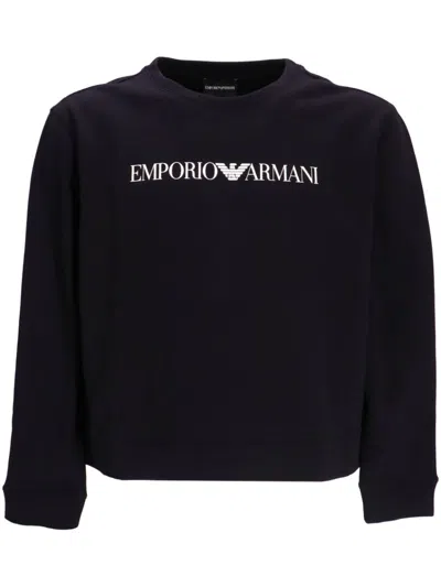 Emporio Armani French Terrycloth Logo Sweatshirt