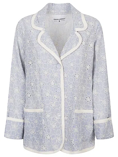 Front Street 8 Embroidered Cotton Jacket