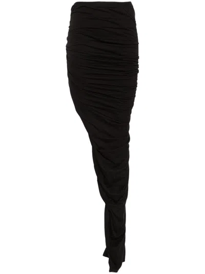 Rick Owens Drkshdw Soft Edfu Maxi Skirt