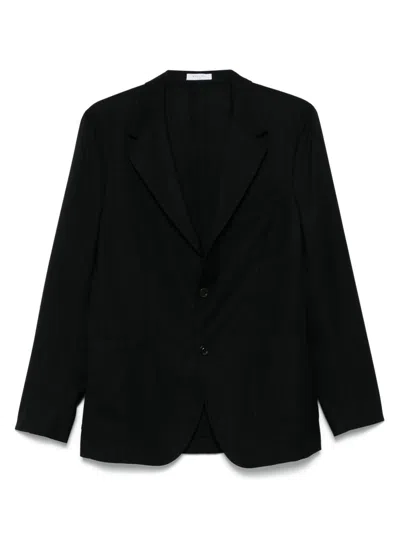 Boglioli Wool Single-breasted Jacket In Black