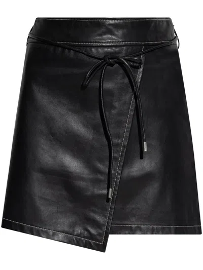Ps By Paul Smith Ps Paul Smith Wrap Tie Detail Mini Skirt