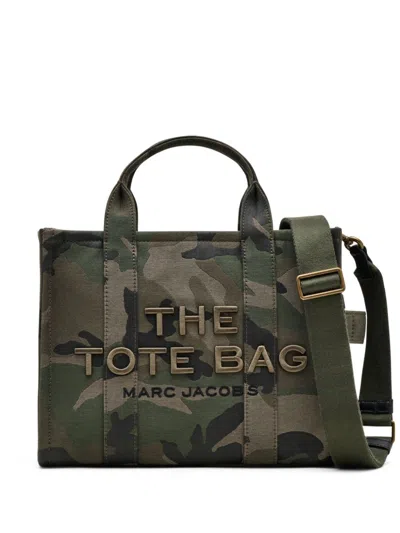 Marc Jacobs Womens Camo Multi The Camo Jacquard Medium Tote Bag