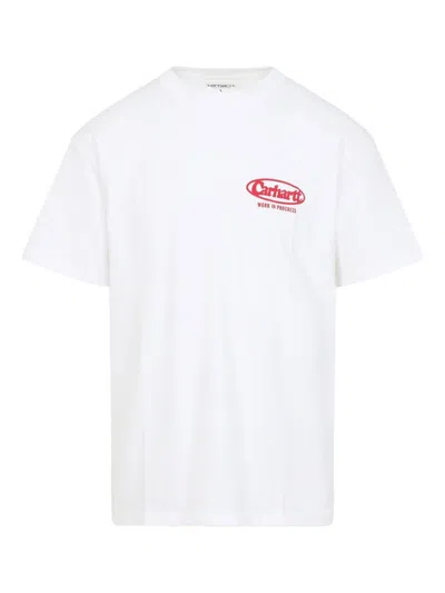 Carhartt Cotton Crew Neck T-shirt With Graphic Print