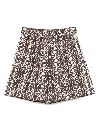 Max Mara Taiga Printed Popeline Short