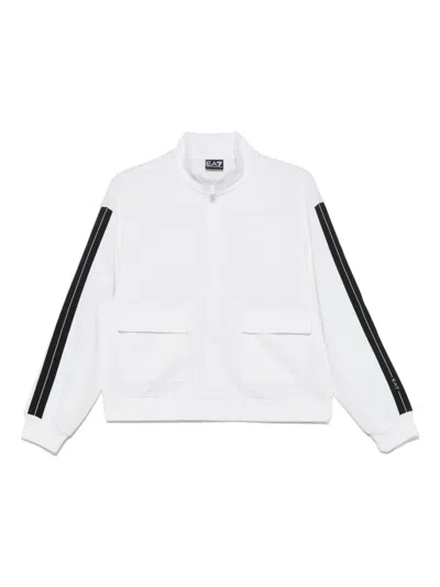 EA7 EA7 EMPORIO ARMANI LOGO ZIPPED SWEATSHIRT 
