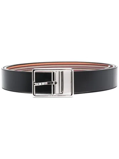 Paul Smith Men Signature Stripe Reversbile Belt
