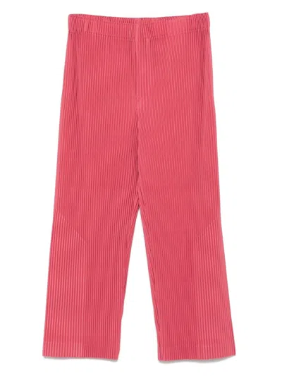 Issey Miyake Wide-leg Trousers Featuring Pleated Detail