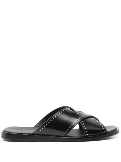 Church's Oriyah Leather Stud Crisscross Sandals