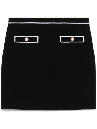 Alice And Olivia Alice + Olivia Cotton Mini Skirt
