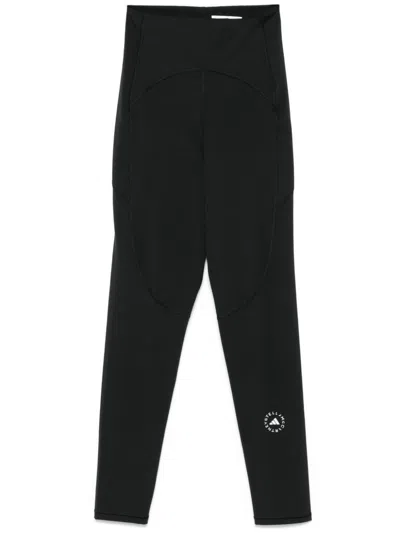 Adidas By Stella Mccartney Logo Leggings In Black