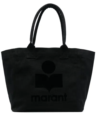 Isabel Marant Yenki Flocked-logo Tote Bag