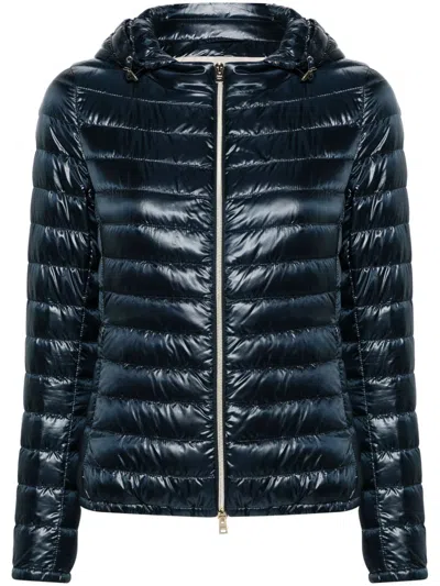 Herno Short Quilted Down Jacket With Detachable Hood