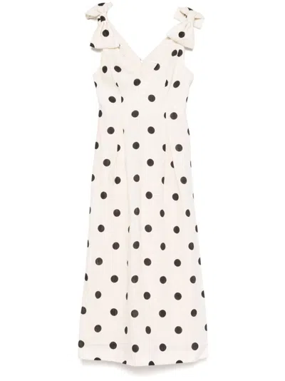 Zimmermann Crush V Neck Midi Dress