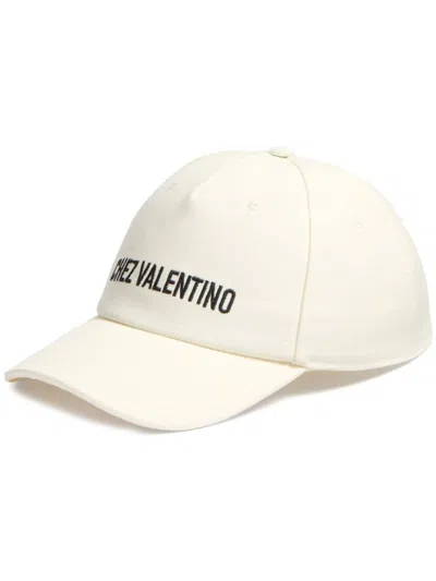 Valentino White Chez  Baseball Cap