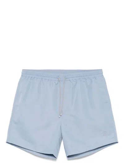 Brunello Cucinelli Branded Drawstring Swimshorts