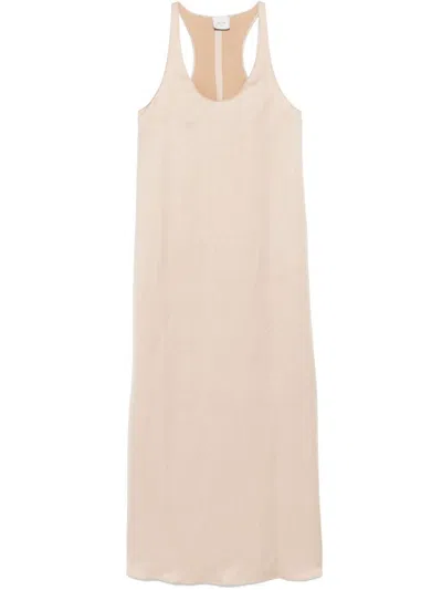 Shop Alysi Linen Blend Long Dress