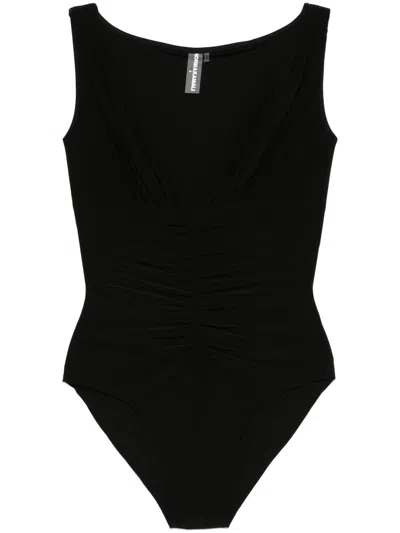 Norma Kamali Black Tara Bodysuit
